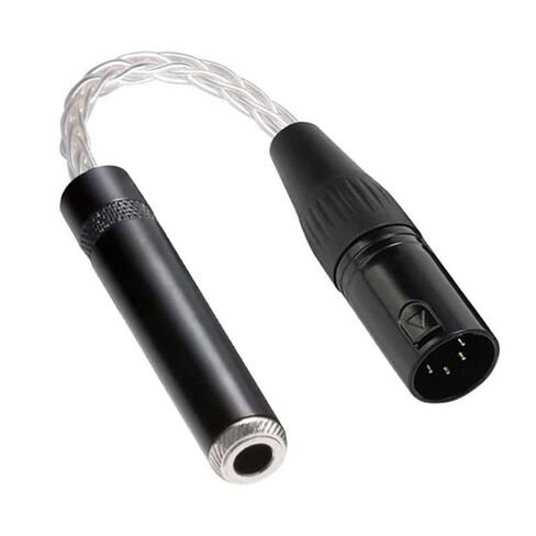6.35mm Female to 4Pin XLR Cable 10cm 0.33feet ONLY Fit 6.35mm 3 Pole TRS in Kuwait