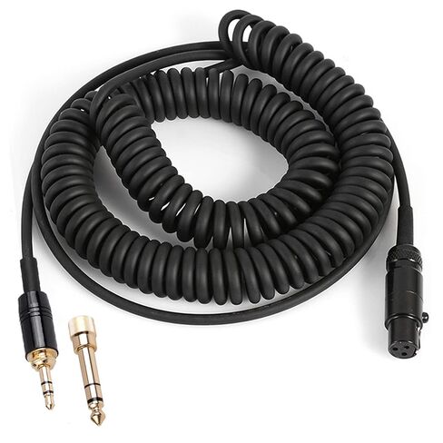 FAAEAL K702 Coiled Audio Cable Compatible with AKG Q701 K712 K240S K271S K241 K275 Pioneer HDJ-2000 beyerdynamic DT 770 DT 990 Pro Headphones with 6.35mm(1/4") Adapter 14ft(3.5mm) in Kuwait