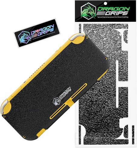 Dragon Grips Nintendo Switch Lite Grip - Textured Rubber Controller Grips for Back Shell of Nintendo Switch Lite - Ultra Thin Non-Slip Precision Fit Accessory for Gaming Sessions, Made in USA in Kuwait