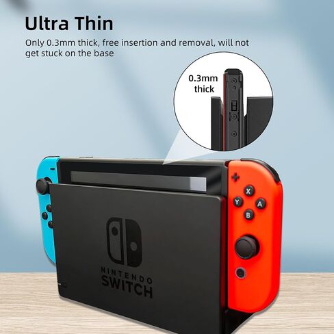 2-Pack Black Border Tempered Glass Screen Protector for Switch Model 2017 [6.2 Inch]，HD Clear, Anti Scratch, Anti-Fingerprint, Shatterproof，Bubble Free, 9H Hardness, Ultra Thin in Kuwait