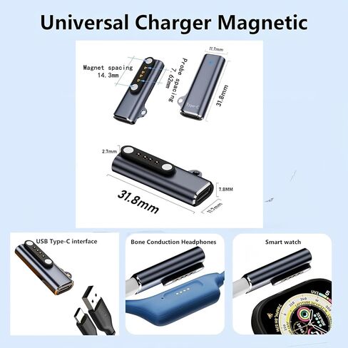 2-Pack Universal Charger Magnetic 4 Pin for Xteink X3 E-Book Reader in Kuwait
