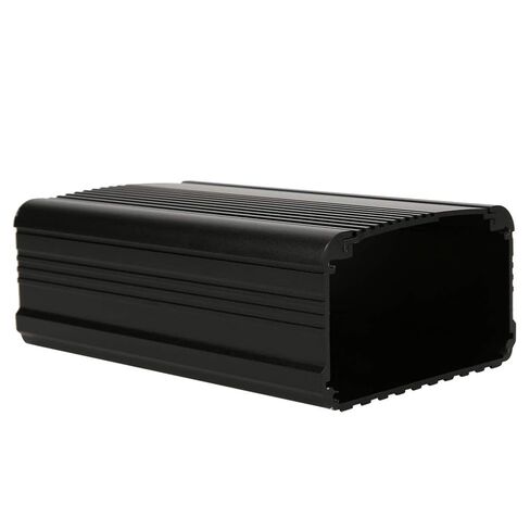 Matt Black Aluminum Housing for PCB Controller 55x95x150mm for Electrical Engineers in Kuwait