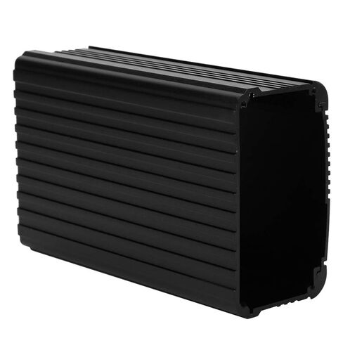 Matt Black Aluminum Housing for PCB Controller 55x95x150mm for Electrical Engineers in Kuwait