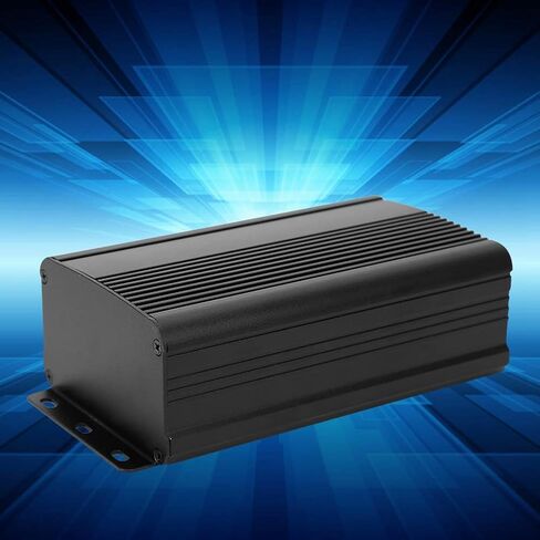 Matt Black Aluminum Housing for PCB Controller 55x95x150mm for Electrical Engineers in Kuwait