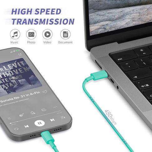 iPhone Charger Fast Charging,[MFi Certified] 2Pack 20W Type C Fast Charger Block with [10FT&6FT] USB C to Lightning Cable Compatible for iPhone 14/13/12/11 Pro Max/Xs Max/XR/X,iPad in Kuwait