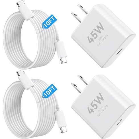 USB C iPhone Charger Fast Charging 10FT Long Cord, 45W Phone Charger Block in Kuwait