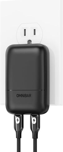 30W Slim Flat USB C Wall Charger, GaN PD3.0 PPS Fast Charger, Black in Kuwait