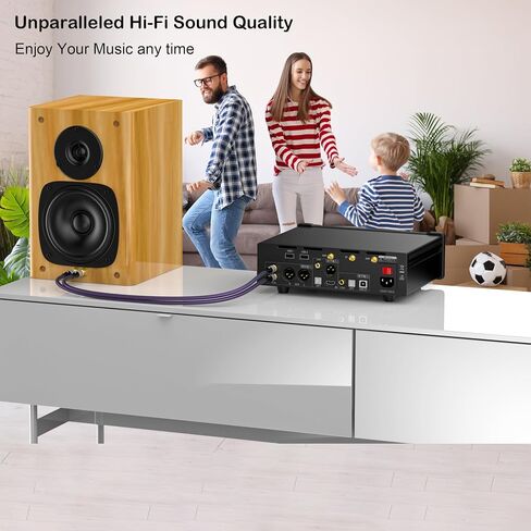 Audiophiles Subwoofer RCA Cable 2 RCA to 2 RCA Multiple Shield with Siliver-Plated OFC Ultra-high Purity Copper Digital Coaxial Cable for HiFi Systems (4.9 FT) in Kuwait