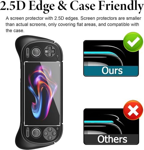 Murmure [2 Pack Screen Protector for Retroid Pocket 6, 9H Hardness [HD Clarity] Anti-Scratch Tempered Glass Screen Film,Easy Installation,Bubble Free in Saudi Arabia