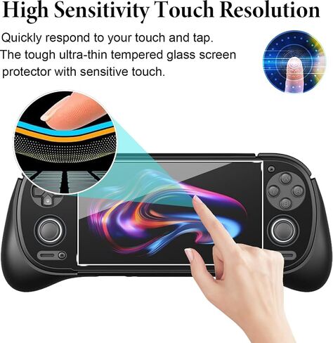 Murmure [2 Pack Screen Protector for Retroid Pocket 6, 9H Hardness [HD Clarity] Anti-Scratch Tempered Glass Screen Film,Easy Installation,Bubble Free in Saudi Arabia