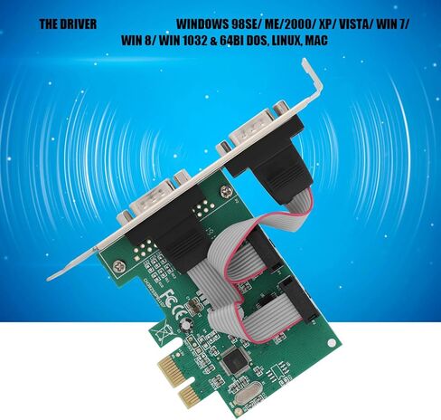 Fabater RS232 to PCIe Card, 2.5Gbps Full Duplex PCI Express Serial in Kuwait