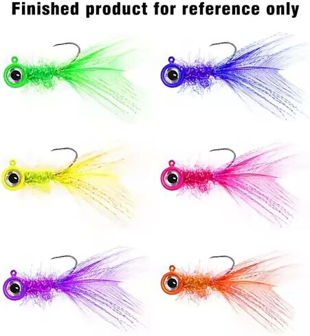 9pcs 2 Meters/Card for Nymph Sparkle Fly Tying Material Lures Streamer Ice Chenille Fly Tying Thread Fly Fishing Tinsel in Kuwait