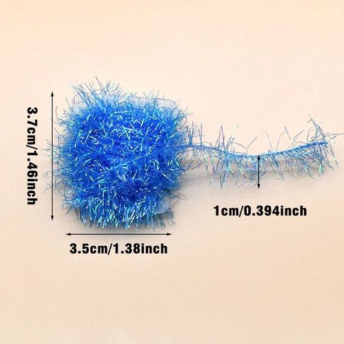 9pcs 2 Meters/Card for Nymph Sparkle Fly Tying Material Lures Streamer Ice Chenille Fly Tying Thread Fly Fishing Tinsel in Kuwait