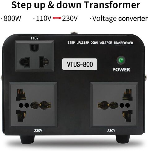 Yinleader 800W Voltage Converter Step Up/Down 110V-120V to 220V-240V in Kuwait