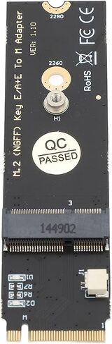 M.2 NGFF Key E A+E to M Adapter Card with Bluetooth Support for AX200/AX201/AX210/8260/8265/9260 .2 Socket in Kuwait
