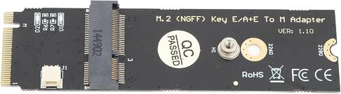 M.2 NGFF Key E A+E to M Adapter Card with Bluetooth Support for AX200/AX201/AX210/8260/8265/9260 .2 Socket in Kuwait