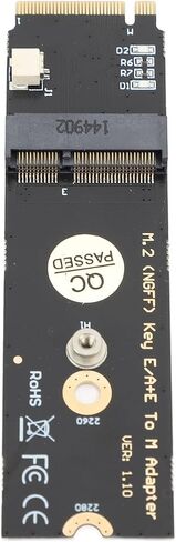 M.2 NGFF Key E A+E to M Adapter Card with Bluetooth Support for AX200/AX201/AX210/8260/8265/9260 .2 Socket in Kuwait