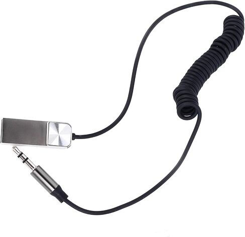 Portable Car Bluetooth Adapter Fast Pairing Hands-Free Calling for Car Home Stereo in Kuwait