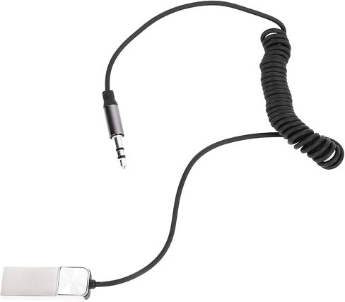 Portable Car Bluetooth Adapter Fast Pairing Hands-Free Calling for Car Home Stereo in Kuwait