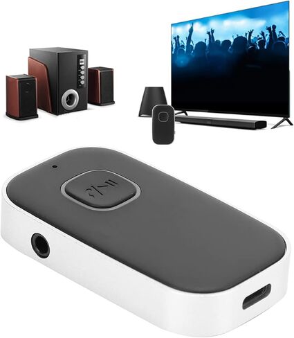 V5.0 Bluetooth Adapter Portable Transmitter Stable Transmission for Music Lovers Universal Range Up To 33 Feet in Kuwait