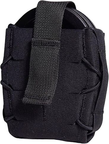 High Speed Gear Handcuff Taco Pouch Gen 2 | Universal Handcuff Holster | Laser Cut MOLLE & Belt Compatible | Made in The USA (Black) in Kuwait