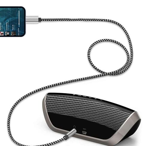 Apple Lightning to 3.5mm Audio Cable Compatible with iPhone 14/13/12/11/XR/XS/X/8/7/6 Plus/SE 2, iPad in Kuwait