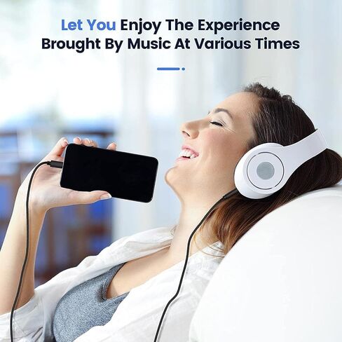 AUX Cord for iPhone, Audio Cable, 3.3ft, Black in Kuwait