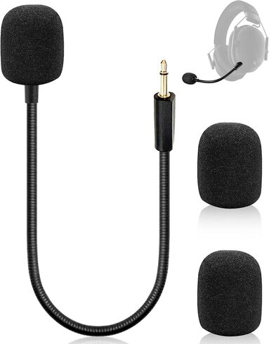 Replacement mic for Razer Kraken V3 / V3X / V3 Pro Gaming，Headset Detachable Noise Cancelling Game Microphone with 2Pcs Foam Cover in Kuwait