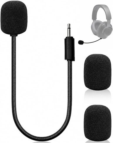 Replacement Boom Mic for JBL Quantum 100 (Q100)– 2.5mm Detachable Boom Mic with Noise Cancelling for PS5 PS4 PC Xbox Mac, Crystal-Clear Gaming Voice Chat in Kuwait