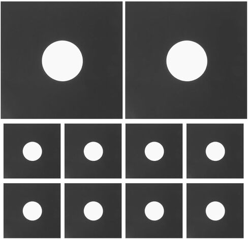10pcs Inch Black Kraft Paper Vinyl Record Outer Sleeves in Kuwait
