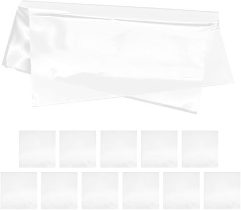 12pcs Vinyl Record Outer Sleeves Plastic Storage Covers in Kuwait