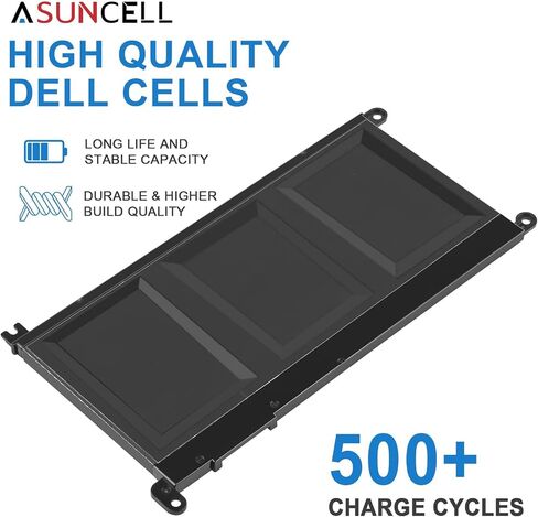 WDX0R Laptop Battery for dell Inspiron 15 7579 7569 5578 5565 5567 5568 5570 5775 5579 7560 7570 13 5378 5368 7375 7368 7378 17 5765 5767 5770 Series P69G001 P58F P58F001 P75F P66F P69G 3CRH3 in Kuwait