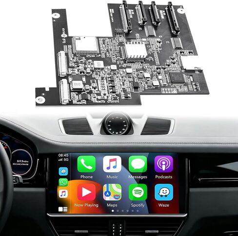 HMYC PCM3.1 Wireless Carplay Android Auto Module for Porsche Panamera Cayenne Macan Cayman Boxster 911 718, NEW Upgrade Carplay Retrofit Kit Decoder,Support MirrorLink Original car Control in Kuwait