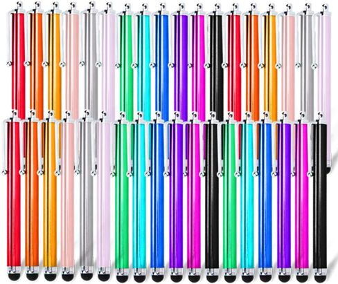 Briout Stylus Pens for Touch Screens, 36 Pack Capacitive Stylus, High Precision Compatible with All Universal Touch Screen Devices (12 Multicolor) in Kuwait