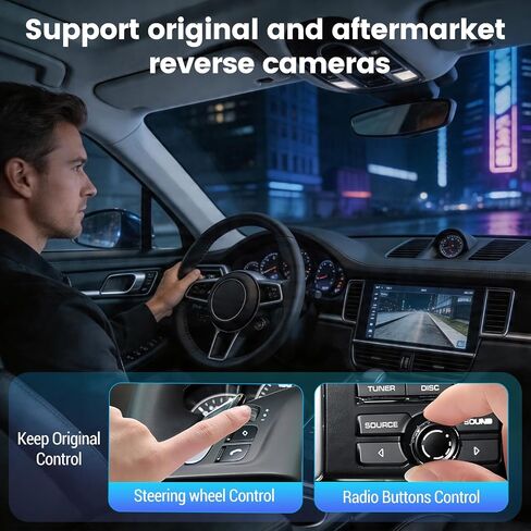 HMYC PCM3.1 Wireless Carplay Android Auto Module for Porsche Panamera Cayenne Macan Cayman Boxster 911 718, NEW Upgrade Carplay Retrofit Kit Decoder,Support MirrorLink Original car Control in Kuwait