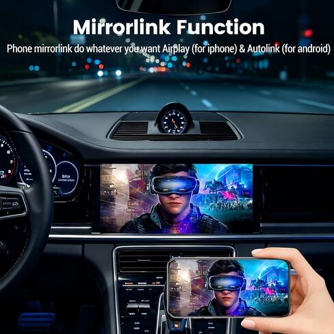 HMYC PCM3.1 Wireless Carplay Android Auto Module for Porsche Panamera Cayenne Macan Cayman Boxster 911 718, NEW Upgrade Carplay Retrofit Kit Decoder,Support MirrorLink Original car Control in Kuwait