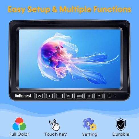 Dual Magnetic Wireless Backup Camera: HD 1080P 1-Min Easy Install No Wiring in Kuwait
