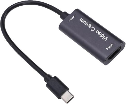 POCREATION Video Capture Card HDMI to Type C 4K Input 1080P Output Capture Device Plug and Play for Live Streaming Recording Program in Kuwait
