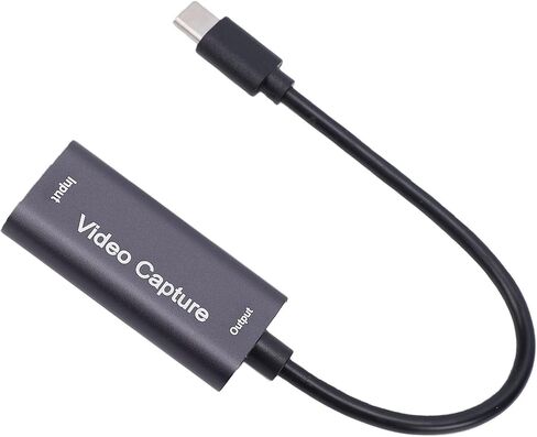POCREATION Video Capture Card HDMI to Type C 4K Input 1080P Output Capture Device Plug and Play for Live Streaming Recording Program in Kuwait