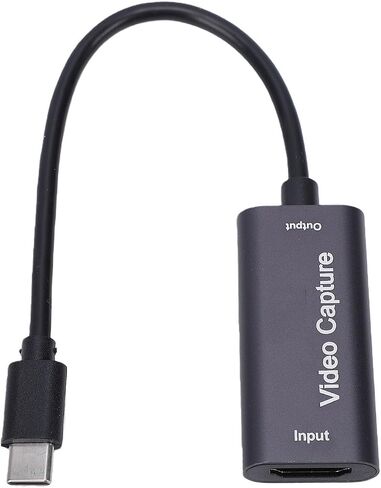 POCREATION Video Capture Card HDMI to Type C 4K Input 1080P Output Capture Device Plug and Play for Live Streaming Recording Program in Kuwait