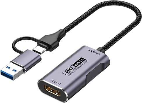 UHD 4K Game Captures Card with USB3.0 Adapters 1080P Not Delay for Twitches Streamers and Content Creators in Saudi Arabia