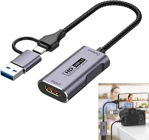 UHD 4K Game Captures Card with USB3.0 Adapters 1080P Not Delay for Twitches Streamers and Content Creators in Saudi Arabia