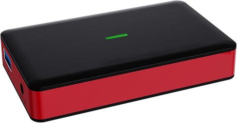 Luocute Video Card, 4K 2160p60 Input and Out, 1080p60 Recording USB Device, HD Audio Input, Plug and Play, with Dual Audio and USB 3.2 Gen 1, for Streaming, Gaming and Live in Kuwait
