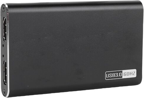 RiToEasysports 4K Video Capture Card, USB 3.0 Game Recorder with Mic Jack for Streaming PC Camera Switch DSLR in Kuwait