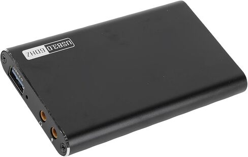 RiToEasysports 4K Video Capture Card, USB 3.0 Game Recorder with Mic Jack for Streaming PC Camera Switch DSLR in Kuwait