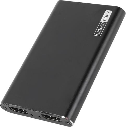 RiToEasysports 4K Video Capture Card, USB 3.0 Game Recorder with Mic Jack for Streaming PC Camera Switch DSLR in Kuwait
