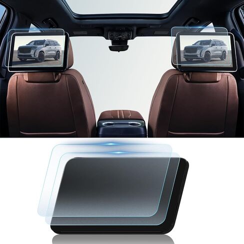 BIBIBO 2Pcs 33"Screen Protector for (2025 2026 Cadillac Optiq)/(2025 Cadillac Lyriq)/(2025 2026 Cadillac CT5)/(2025 2026 Cadillac XT4) 33"Touchscreen Nano Film [Anti Scratch Ultra-Clear] 2025+ CT5/Optiq/Lyriq/XT4 in Kuwait