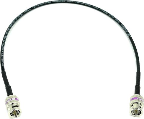 AV-Cables 12G 4K HD SDI BNC - BNC Cable 4855R Mini RG59 (1.5ft, Black) in Kuwait