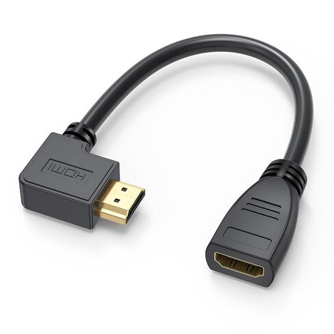 8K HDMI 2.1 Extension Cable 90 Degree Right Angle Short 0.5FT in Kuwait