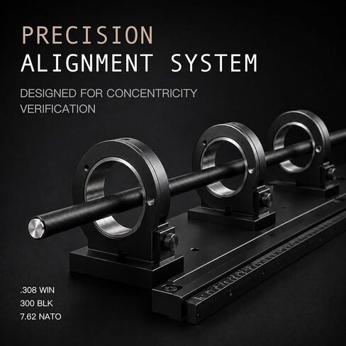 Precision Alignment Rod for .30 Cal / 7.62 Platforms, 7.49mm Carbon Fiber Bore Alignment Tool, Verified Straightness, Precision Fit for Concentricity Verification, 15.4 Inch Long in Kuwait